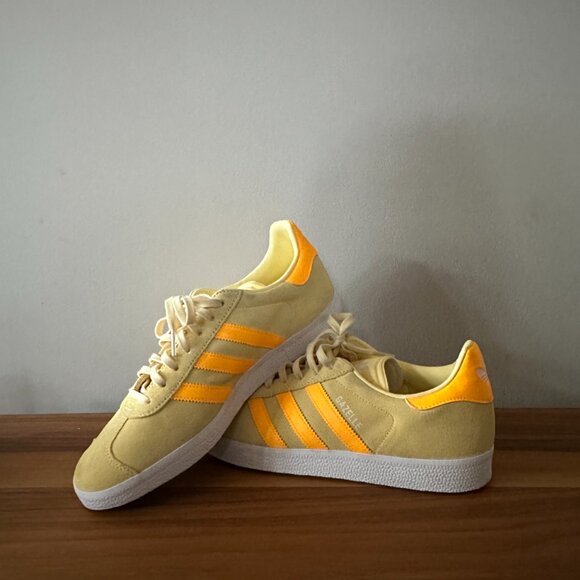 adidas Shoes - ADIDAS Gazelle Sneakers - Yellow - Womens - Size 10